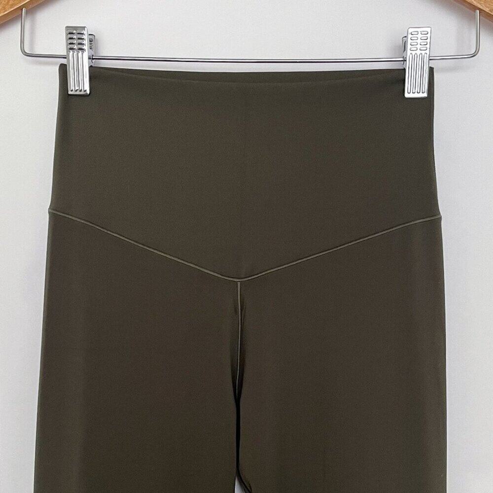 Aerie Offline Real Me 7/8 Legging Hi Rise Stretchy Soft Comfy Size Medium Olive - Picture 2 of 14